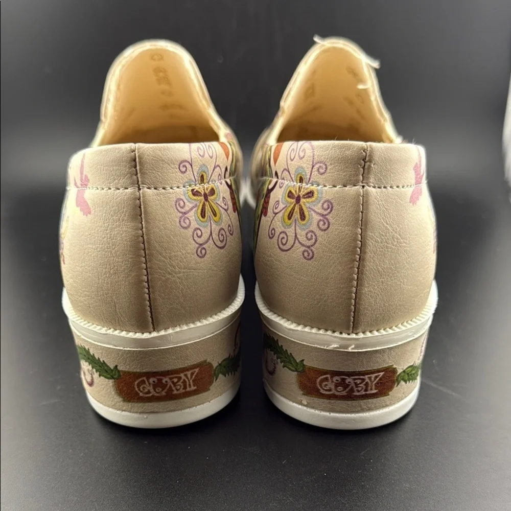 New Goby Butterfly Slip on Women's Shoes Sz 40